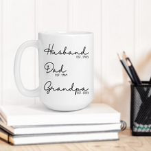 Load image into Gallery viewer, Husband Dad Grandpa Mug