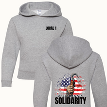 Load image into Gallery viewer, ILA Solidarity - Local 1 - Youth Sizes - Tees, Crewnecks & Hoodies