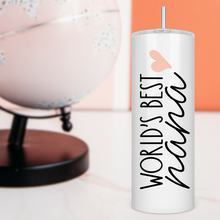 Load image into Gallery viewer, World's Best Mommy Skinny Tumbler