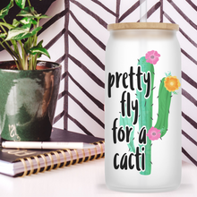 Load image into Gallery viewer, Don't Be a Prick Cactus Glass Jar Tumbler