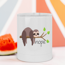 Load image into Gallery viewer, Meh Sloth Lowball Tumbler - A+A Custom Crafts