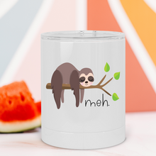 Load image into Gallery viewer, Nope Sloth Lowball Tumbler - A+A Custom Crafts