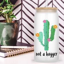Load image into Gallery viewer, What the Fucculent Cactus Glass Jar Tumbler