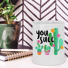 Load image into Gallery viewer, Pretty Fly for a Cacti Cactus Lowball Tumbler - A+A Custom Crafts