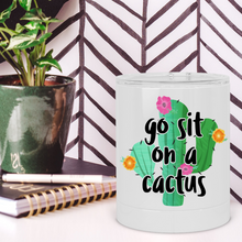 Load image into Gallery viewer, Pretty Fly for a Cacti Cactus Lowball Tumbler - A+A Custom Crafts