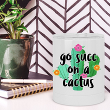 Load image into Gallery viewer, People Succ Cactus Lowball Tumbler - A+A Custom Crafts