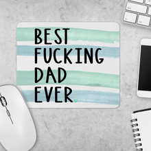 Load image into Gallery viewer, Best Fucking Dad Ever Round Mousepad