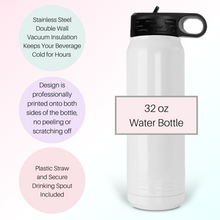 Load image into Gallery viewer, Not a Hugger Cactus Water Bottle - A+A Custom Crafts