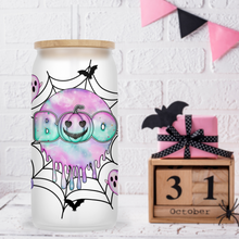 Load image into Gallery viewer, Boo Glass Jar Tumbler - A+A Custom Crafts