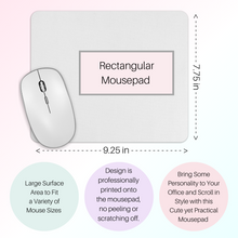 Load image into Gallery viewer, Good Vibes Only But Also Fuck Off Rectangle Mousepad