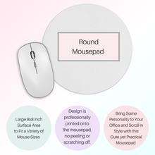 Load image into Gallery viewer, Fuck It Sloth Round Mousepad