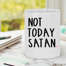 Load image into Gallery viewer, Not Today Satan Lowball Tumbler - A+A Custom Crafts