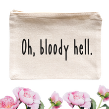 Load image into Gallery viewer, Oh Bloody Hell Cosmetic Bag - A+A Custom Crafts