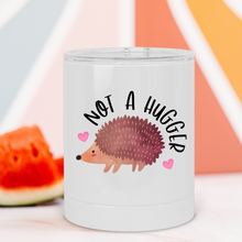 Load image into Gallery viewer, Not a Hugger Hedgehog Lowball Tumbler - A+A Custom Crafts