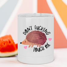 Load image into Gallery viewer, Not a Hugger Hedgehog Lowball Tumbler - A+A Custom Crafts