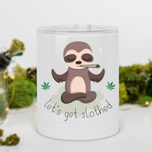 Load image into Gallery viewer, Smoke Weed Everyday Stoner Sloth Lowball Tumbler - A+A Custom Crafts