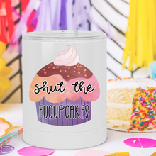 Load image into Gallery viewer, Shut the Fucupcakes Cupcake Lowball Tumbler - A+A Custom Crafts