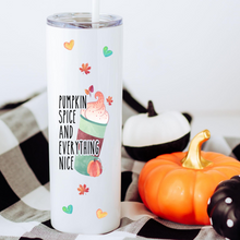 Load image into Gallery viewer, Proud Pumpkin Slut Skinny Tumbler
