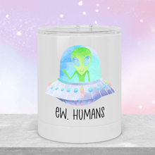 Load image into Gallery viewer, Believe in Yourself Alien Lowball Tumbler - A+A Custom Crafts