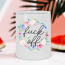 Load image into Gallery viewer, Bite Me Floral Wreath Lowball Tumbler - A+A Custom Crafts