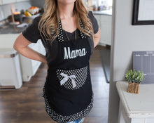 Load image into Gallery viewer, Personalized Ruffle Apron - Custom Womens Apron - Bridal Shower Gift - Mothers Day Gift - Gift for Her - Gifts for Cooks - Gifts for Bakers