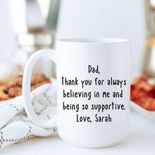 Load image into Gallery viewer, Best Dad Ever, Coffee Mug, Personalized Coffee Mug, First Fathers Day Gift, New Dad Gift, Gift for Husband, Christmas Gift, Stocking Stuffer