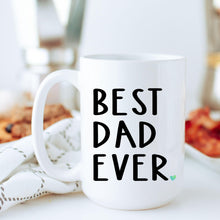 Load image into Gallery viewer, Best Dad Ever, Coffee Mug, Personalized Coffee Mug, First Fathers Day Gift, New Dad Gift, Gift for Husband, Christmas Gift, Stocking Stuffer
