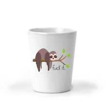 Load image into Gallery viewer, Meh, Nope, Fuck It, Sloth, Sloth Gifts, Shot Glasses, Funny Gifts, Best Friend Gift, Coworker Christmas Gift, Stocking Stuffer, Secret Santa