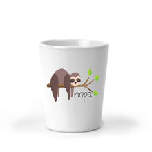 Load image into Gallery viewer, Meh, Nope, Fuck It, Sloth, Sloth Gifts, Shot Glasses, Funny Gifts, Best Friend Gift, Coworker Christmas Gift, Stocking Stuffer, Secret Santa