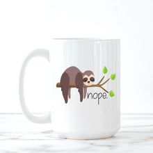 Load image into Gallery viewer, Meh, Nope, Fuck It, Sloth, Coffee Mug, Funny Mugs, Best Friend Gifts,