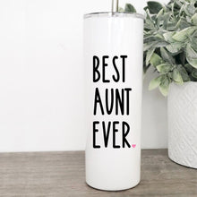 Load image into Gallery viewer, Best Mom Ever, Personalized Tumbler, Tumbler with Straw, New Mom Gift, Mothers Day Gift,