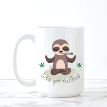 Load image into Gallery viewer, Weed, Sloth, Marijuana, Funny Mugs, Stoner Girl, Weed Accessories, Best Friend Gifts,