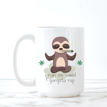 Load image into Gallery viewer, Weed, Sloth, Marijuana, Funny Mugs, Stoner Girl, Weed Accessories, Best Friend Gifts,
