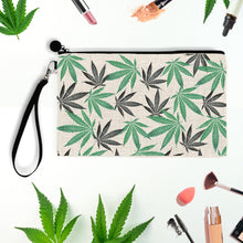 Load image into Gallery viewer, Marijuana, Makeup Bag, Cosmetic Bag, Stash Box, Weed Accessories, Stoner Gifts, Best Friend Gift, Christmas Gift, Stocking Stuffer