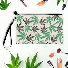 Load image into Gallery viewer, Marijuana, Makeup Bag, Cosmetic Bag, Stash Box, Weed Accessories, Stoner Gifts, Best Friend Gift, Christmas Gift, Stocking Stuffer