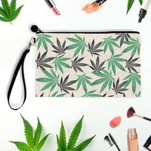Load image into Gallery viewer, Marijuana, Makeup Bag, Cosmetic Bag, Stash Box, Weed Accessories, Stoner Gifts, Best Friend Gift, Christmas Gift, Stocking Stuffer