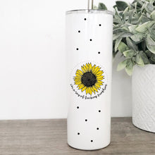 Load image into Gallery viewer, I'm a Ray of Fucking Sunshine, Personalized Tumbler with Straw, Sunflower Gift, Funny Mug, Best Friend Gifts,