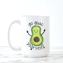 Load image into Gallery viewer, Avocado, Middle Finger, Personalized Coffee Mug, Funny Mugs, Best Friend Birthday Gifts,