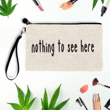 Load image into Gallery viewer, Marijuana, Makeup Bag, Cosmetic Bag, Stash Box, Weed Accessories, Stoner Gifts, Best Friend Gift, Christmas Gift, Stocking Stuffer