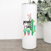 Load image into Gallery viewer, Cactus, Succulents, Tumbler With Straw, Personalized Tumbler, Best Friend Birthday Gifts,