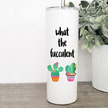 Load image into Gallery viewer, Cactus, Succulents, Tumbler With Straw, Personalized Tumbler, Best Friend Birthday Gifts,