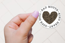 Load image into Gallery viewer, Bad Mouth | Kind Heart | Dope Soul | Laptop Decal | Adult Stickers | Best Friend Gifts