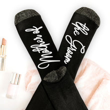 Load image into Gallery viewer, Bridal Party Socks, Wedding Socks, Bridesmaid Gifts, Bridesmaid Proposal,