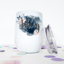 Load image into Gallery viewer, Personalized Wine Tumbler, Custom Wine Glass, Best Friend Gifts, 21st Birthday Gift for Her,