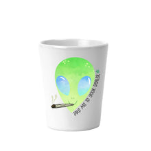 Load image into Gallery viewer, Alien, Shot Glasses, Stoner Gifts, 21st Birthday Gift, Best Friend Birthday Gifts,