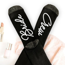 Load image into Gallery viewer, Bridal Party Socks, Wedding Socks, Bridesmaid Gifts, Bridesmaid Proposal,