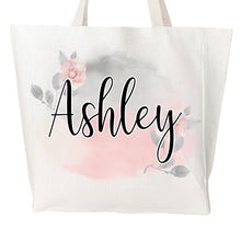 Load image into Gallery viewer, Personalized Tote Bag, Reusable Grocery Bag, New Mom Gift, Mom Birthday Gift,