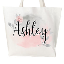 Load image into Gallery viewer, Personalized Tote Bag, Reusable Grocery Bag, New Mom Gift, Mom Birthday Gift,