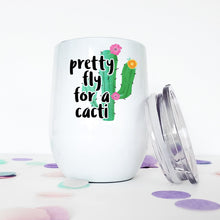 Load image into Gallery viewer, Cactus, Custom Wine Tumbler, Succulents, Best Friend Birthday Gifts,