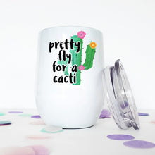 Load image into Gallery viewer, Cactus, Custom Wine Tumbler, Succulents, Best Friend Birthday Gifts,